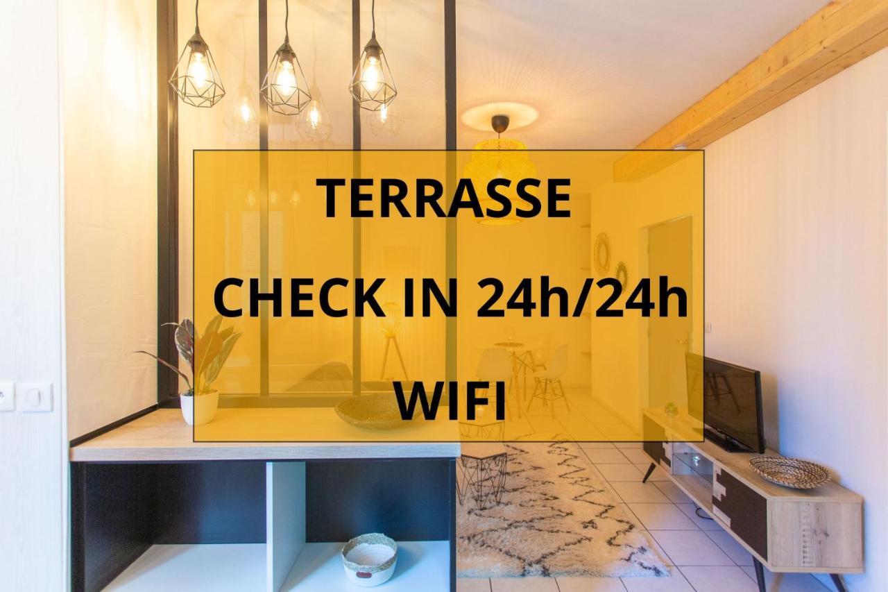 阿棉Chill & Sun - Terrasse Exterieure - Parking - Wifi - 4P公寓 外观 照片